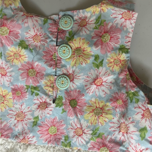 Matilda Jane Hello Lovely Sweet Smiles Twirly Floral Lace Dress Size 4 - Picture 4 of 4